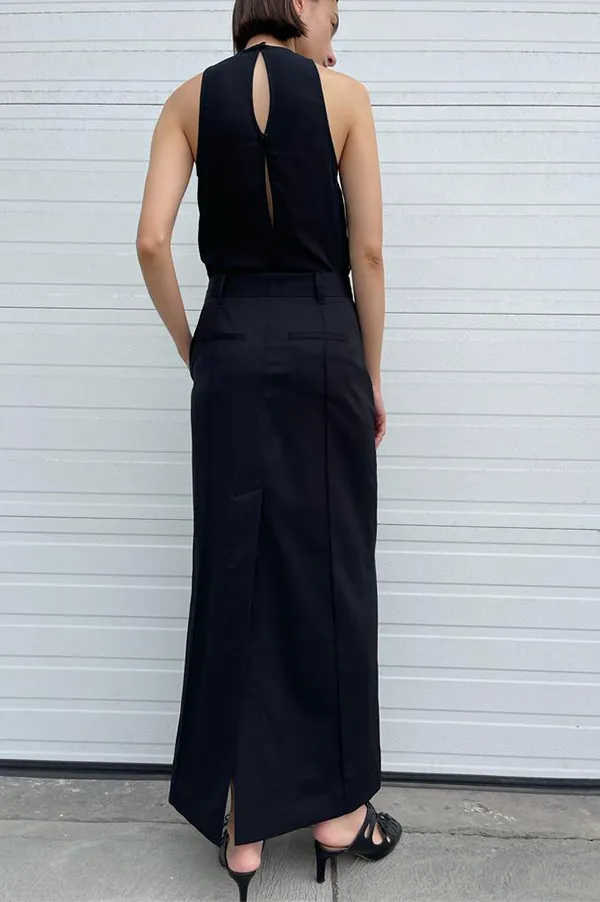 Full Length Skirt in Black