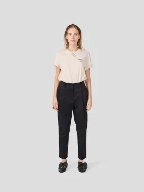 Gabriel Pants in Black Cotton