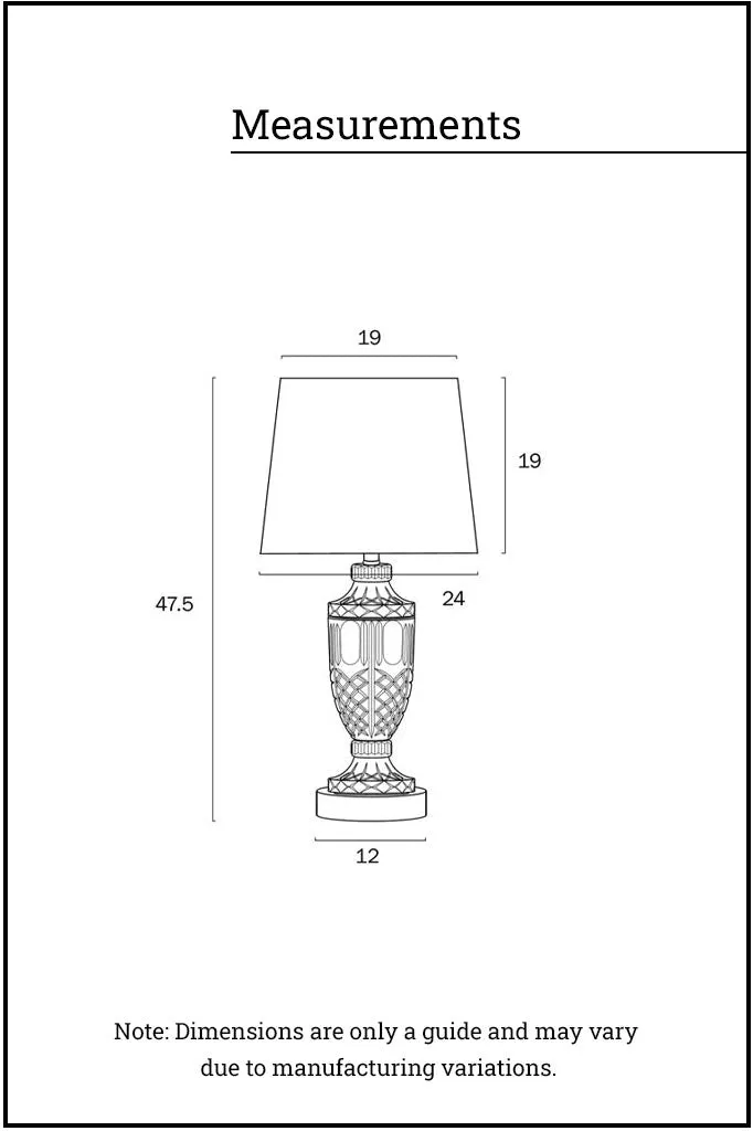 Gatz Glass Table Lamp