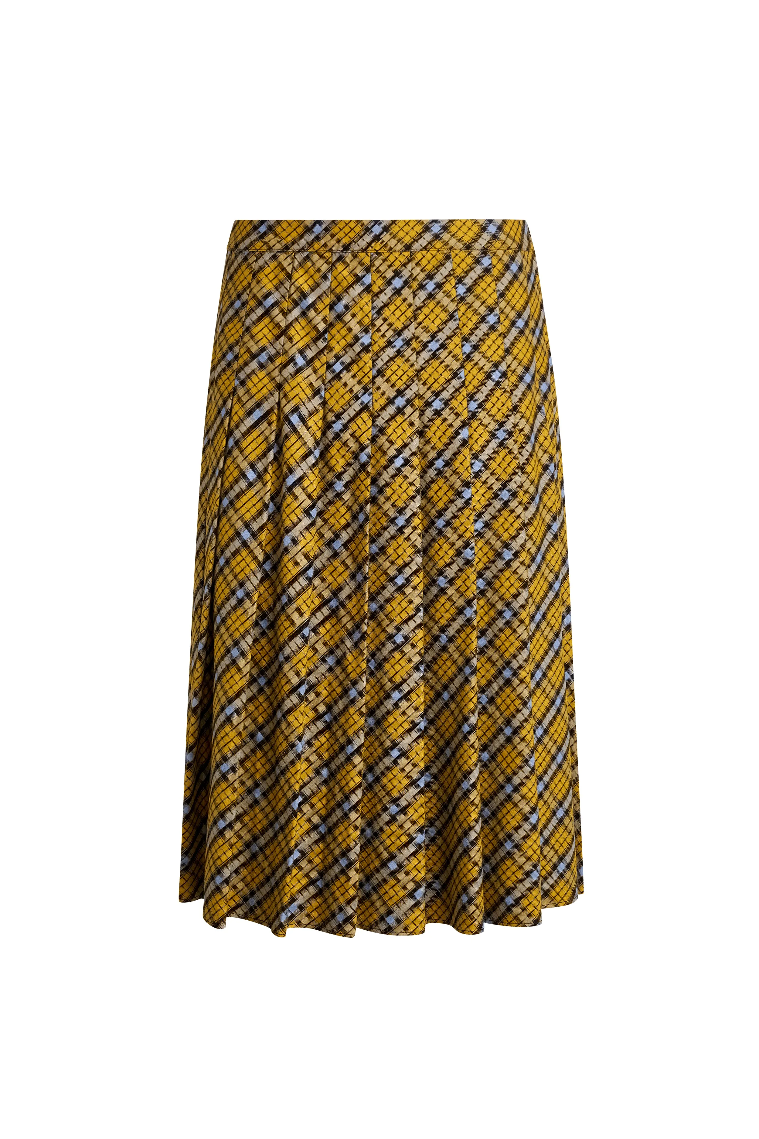 Gibson Pleated Skirt In Plaid