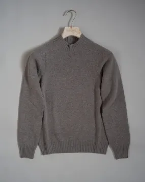 Gran Sasso Brushed Wool Turtle Neck / Taupe