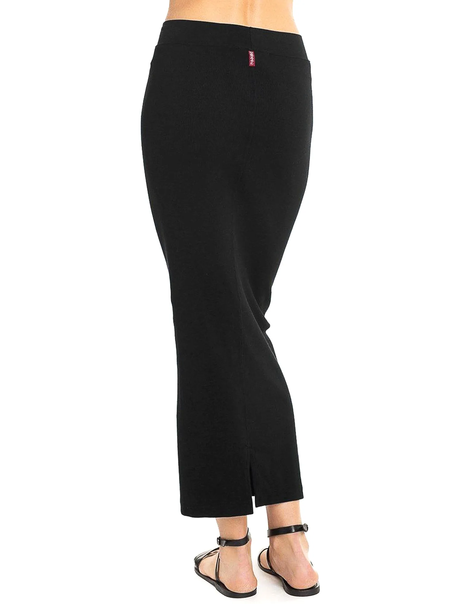 Hard Tail Long Ribbed Pencil Skirt CS-109