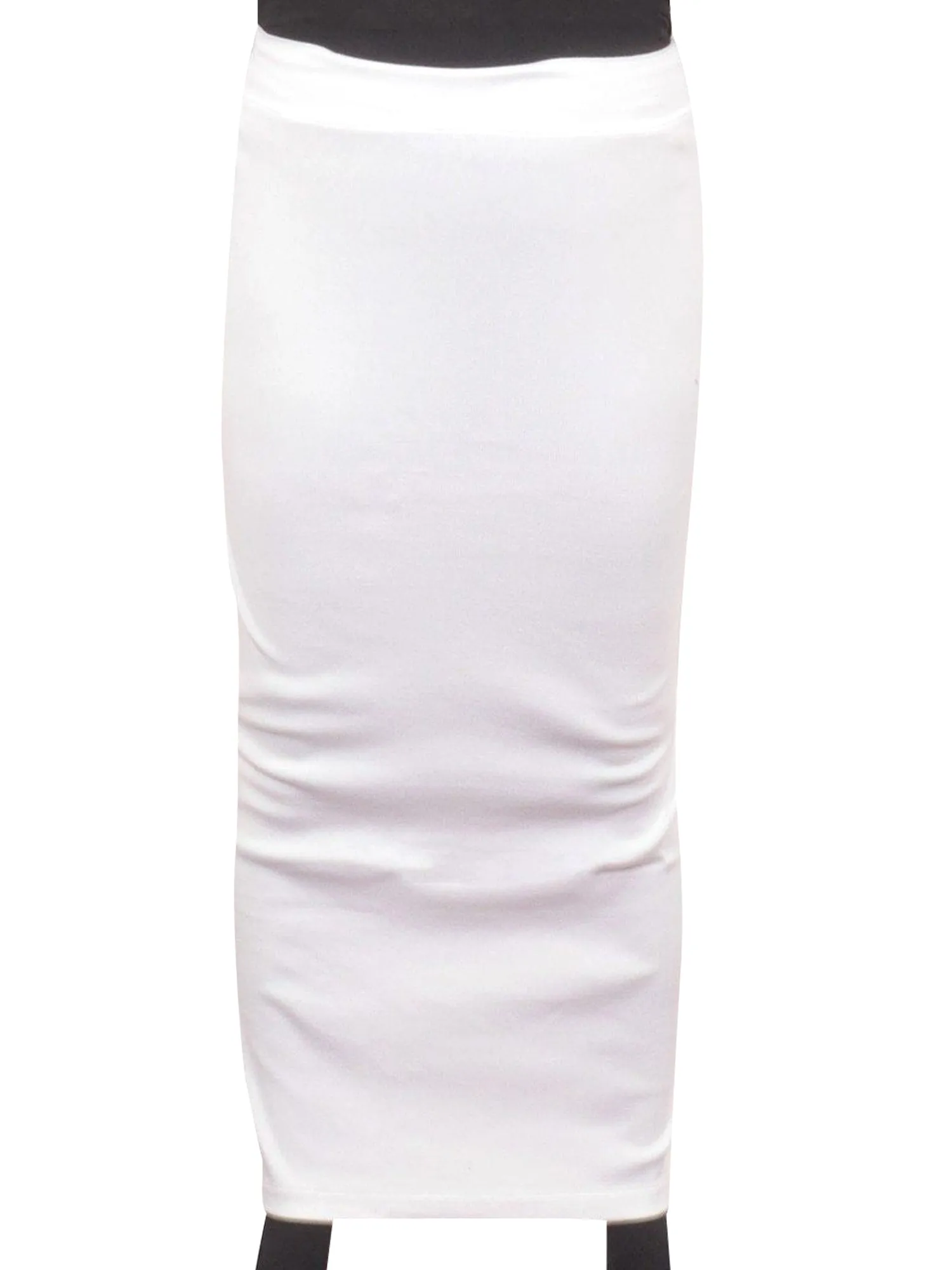 Hard Tail Long Ribbed Pencil Skirt CS-109