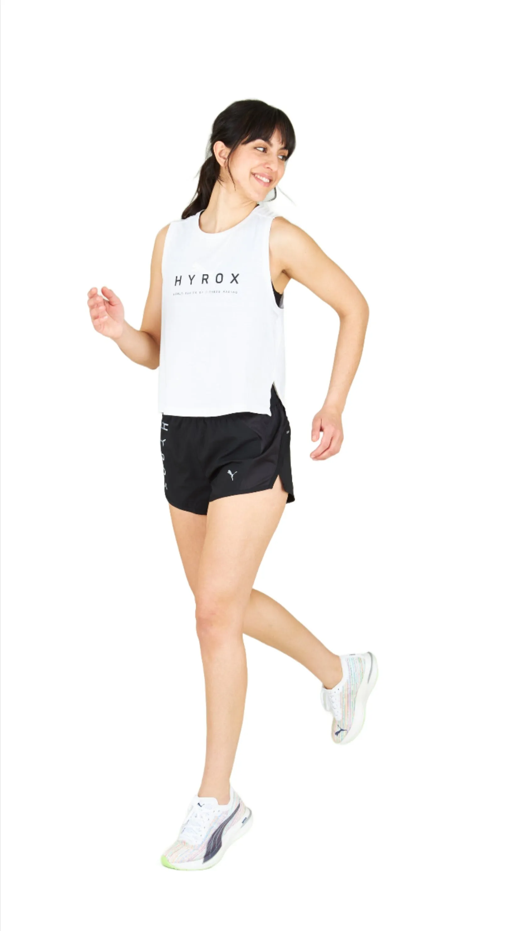 HYROX|PUMA Fit Triblend Tank - white