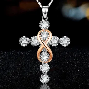 Infinity Cross Necklace