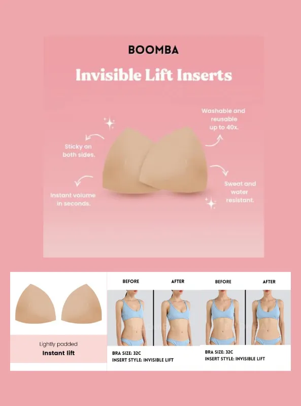 Invisible Lift Inserts-Beige