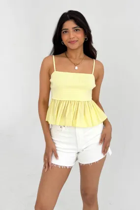 Izzy Top in Yellow