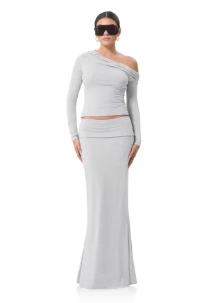 Krishna Maxi Skirt - Heather Grey