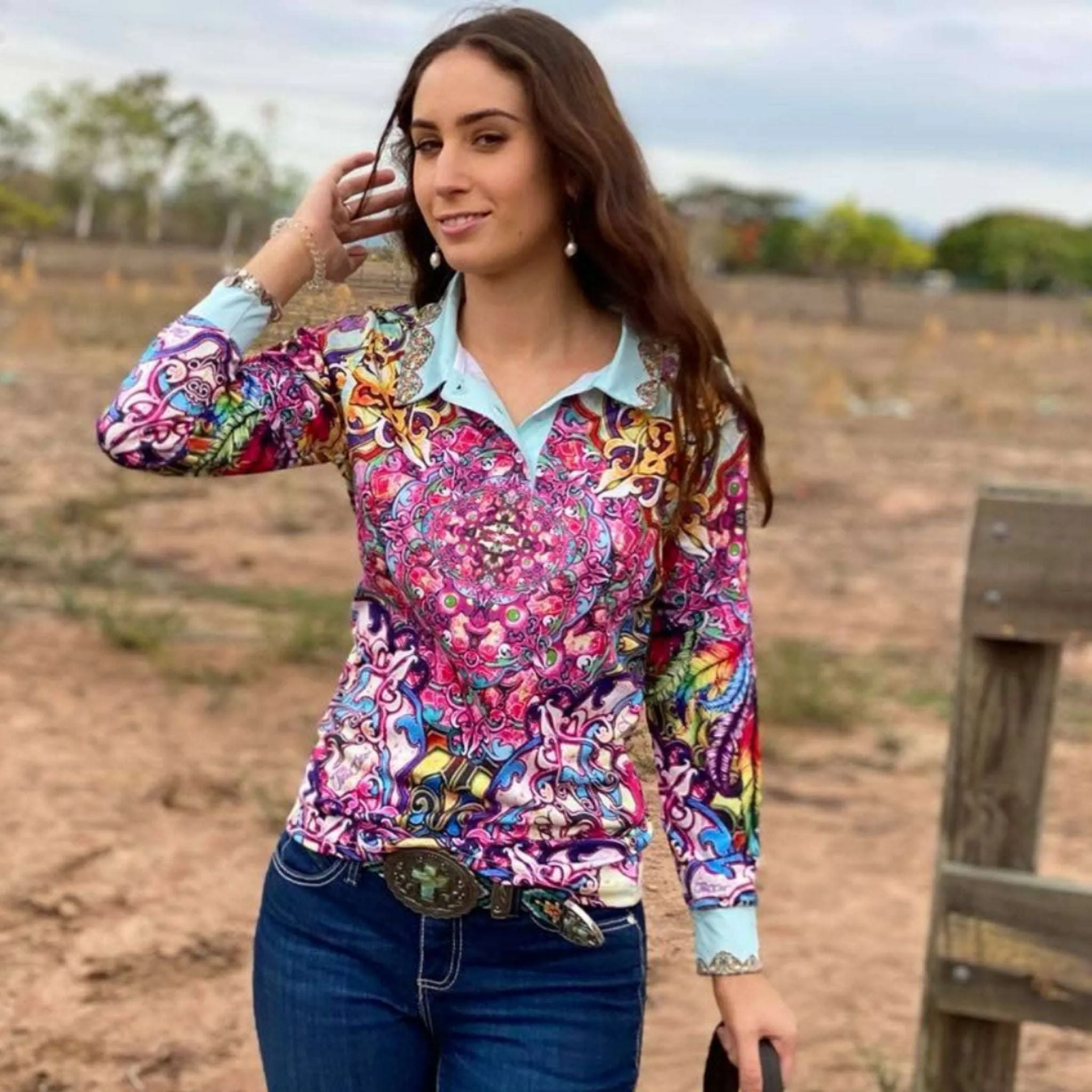 Ladies Fishing Shirt 'The Dreamcatcher'