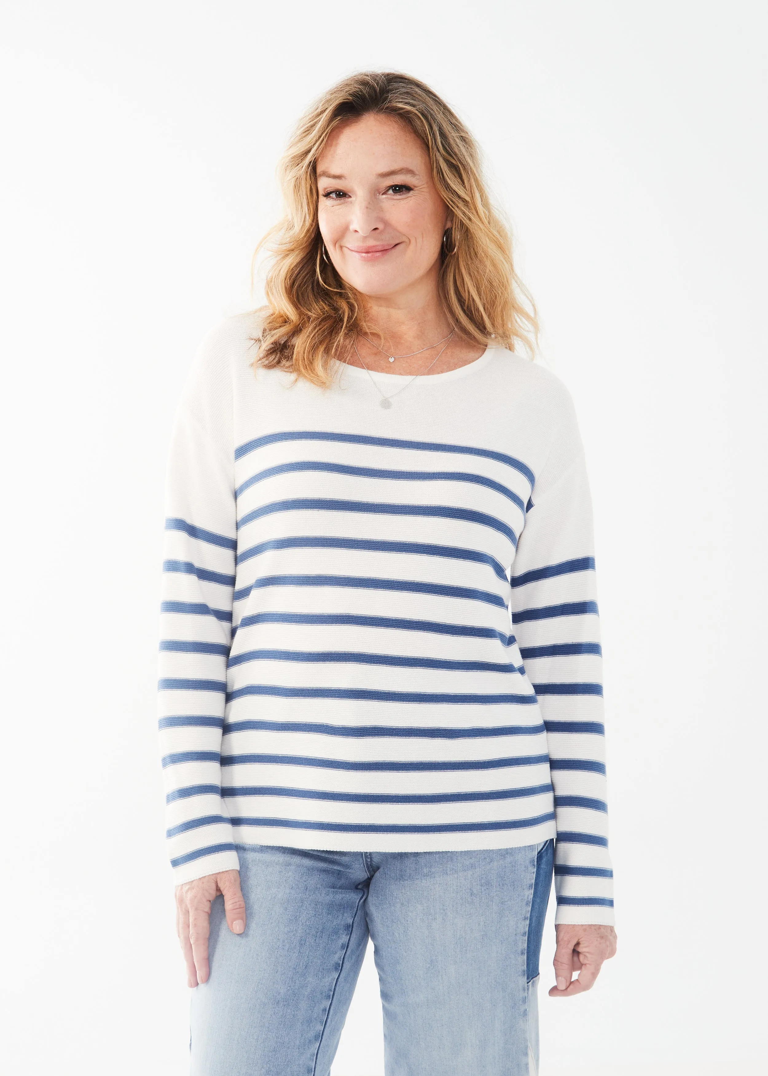 Long Sleeve Striped Sweater