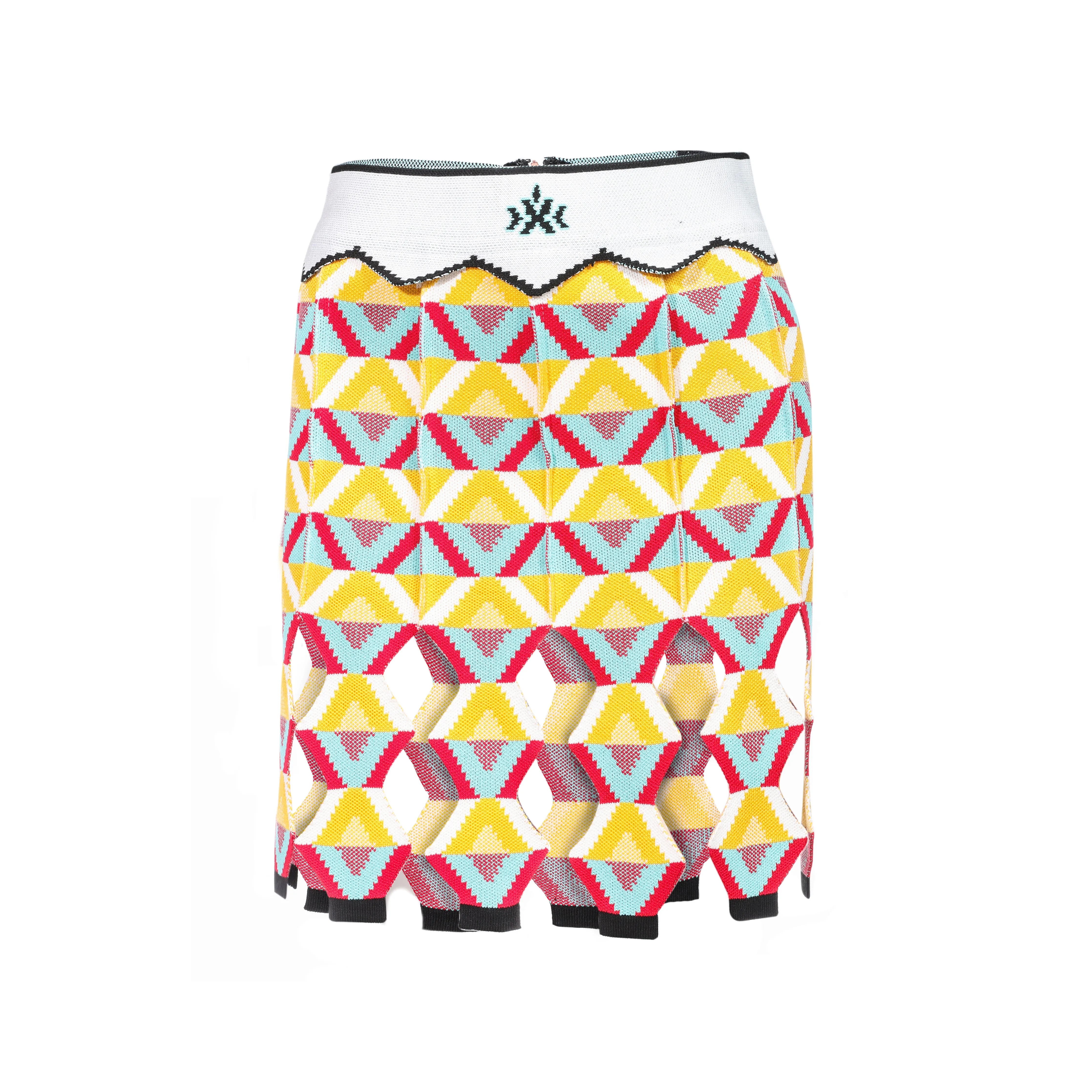 MAXHOSA MLSK56 - LADIES MINI ZIGZAG SKIRT