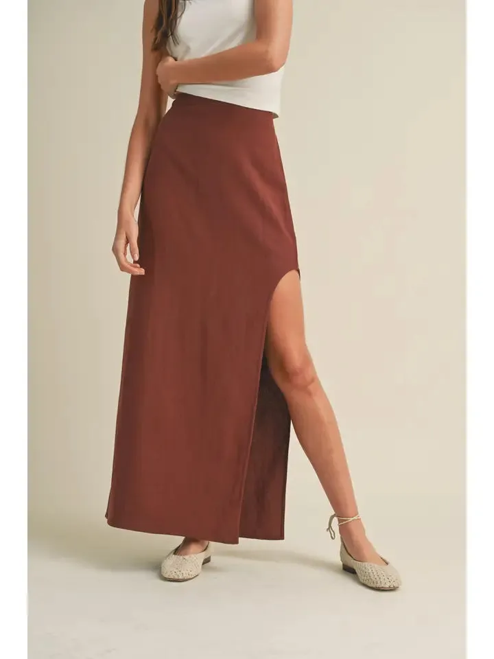 Maxi Skirt with Slit