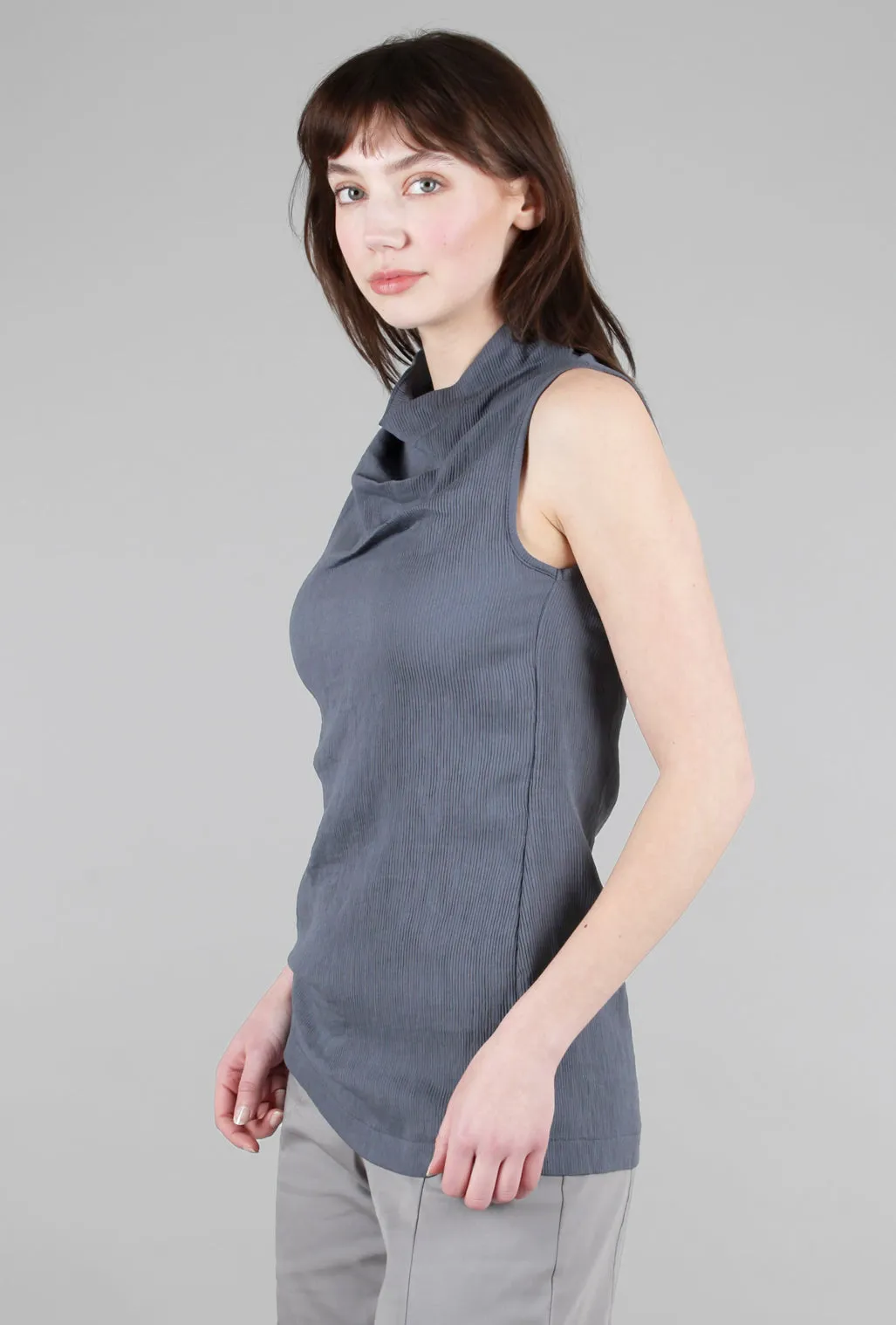 Micro-Pleat Liza Top, Patina