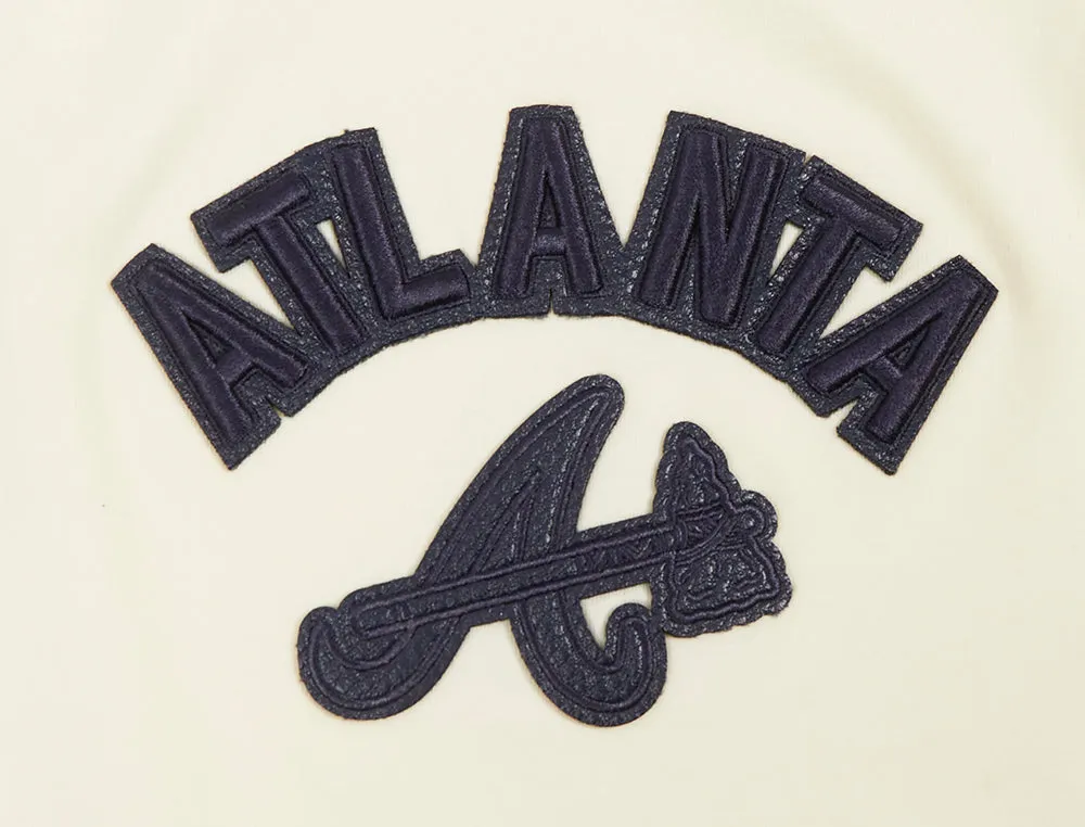 MLB ATLANTA BRAVES TRIPLE TONAL WOMEN'S RELAXED FIT RACERBACK (EGGSHELL)