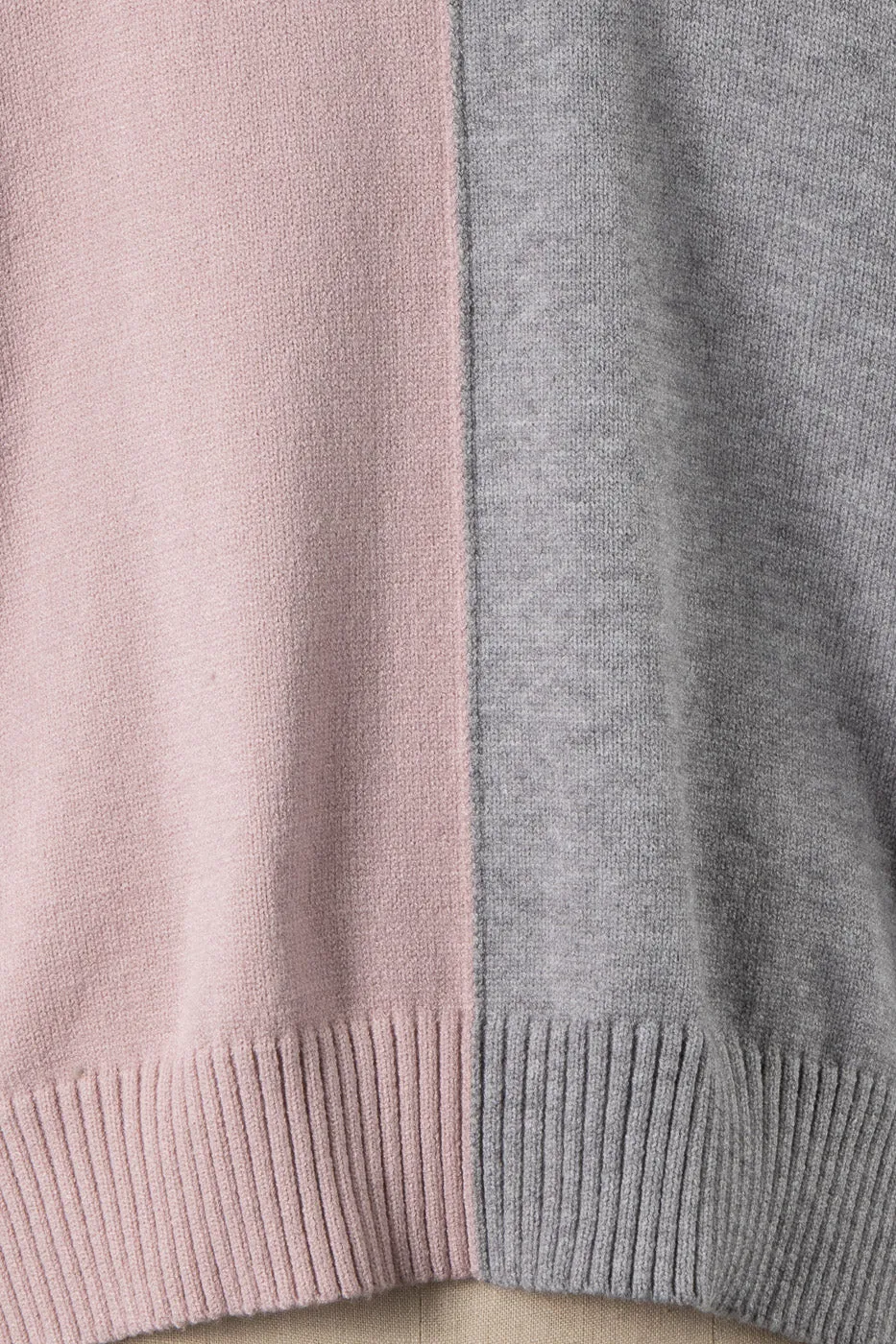 MOCK NECK COLOR BLOCK KNIT SWEATER 1 PACK