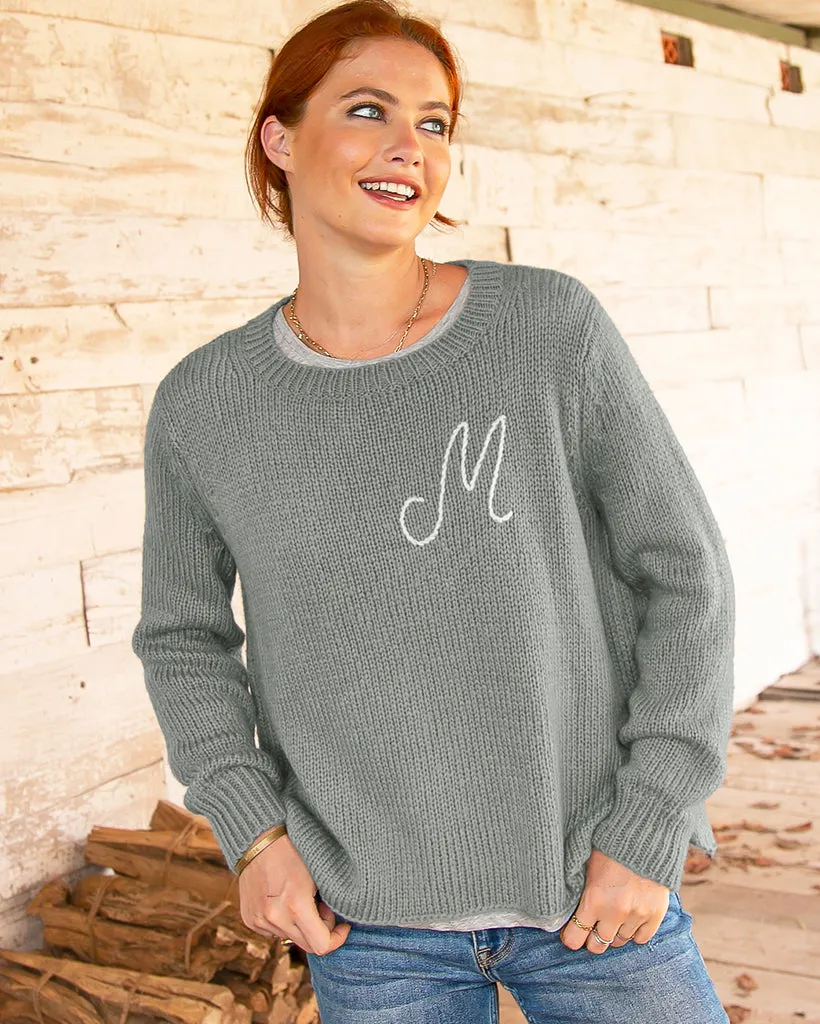 MONOGRAM CREW CHUNKY