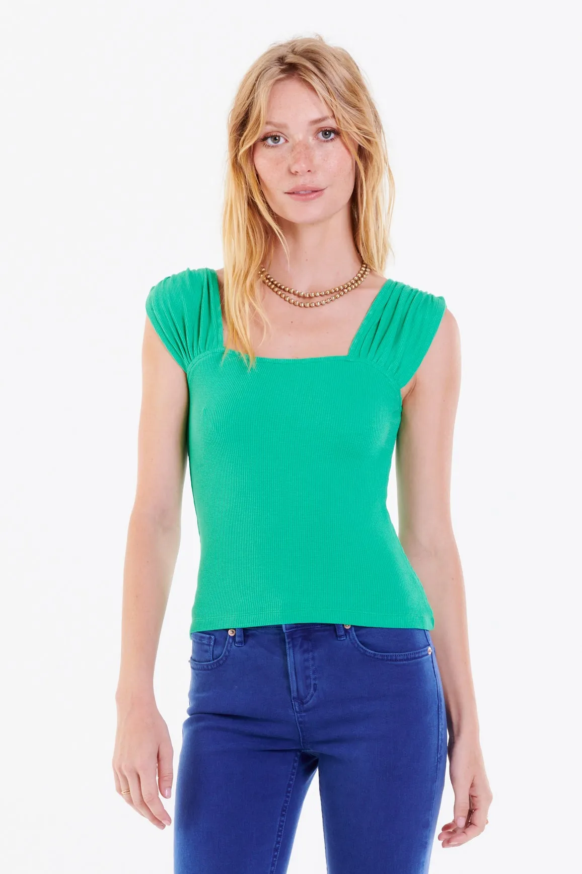 Naila Square Neck Top