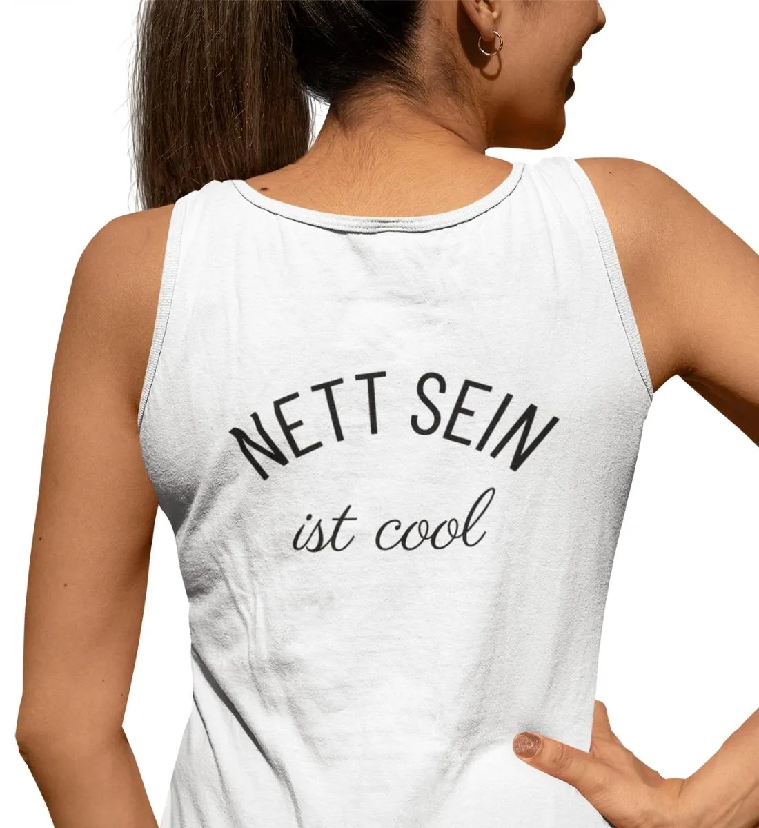 Nett sein ist cool 100% Bio Tank Top