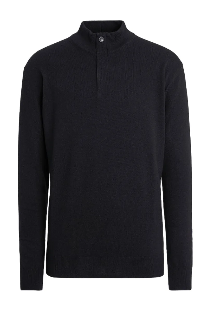 Oasi Cashmere Zip Mock Sweater