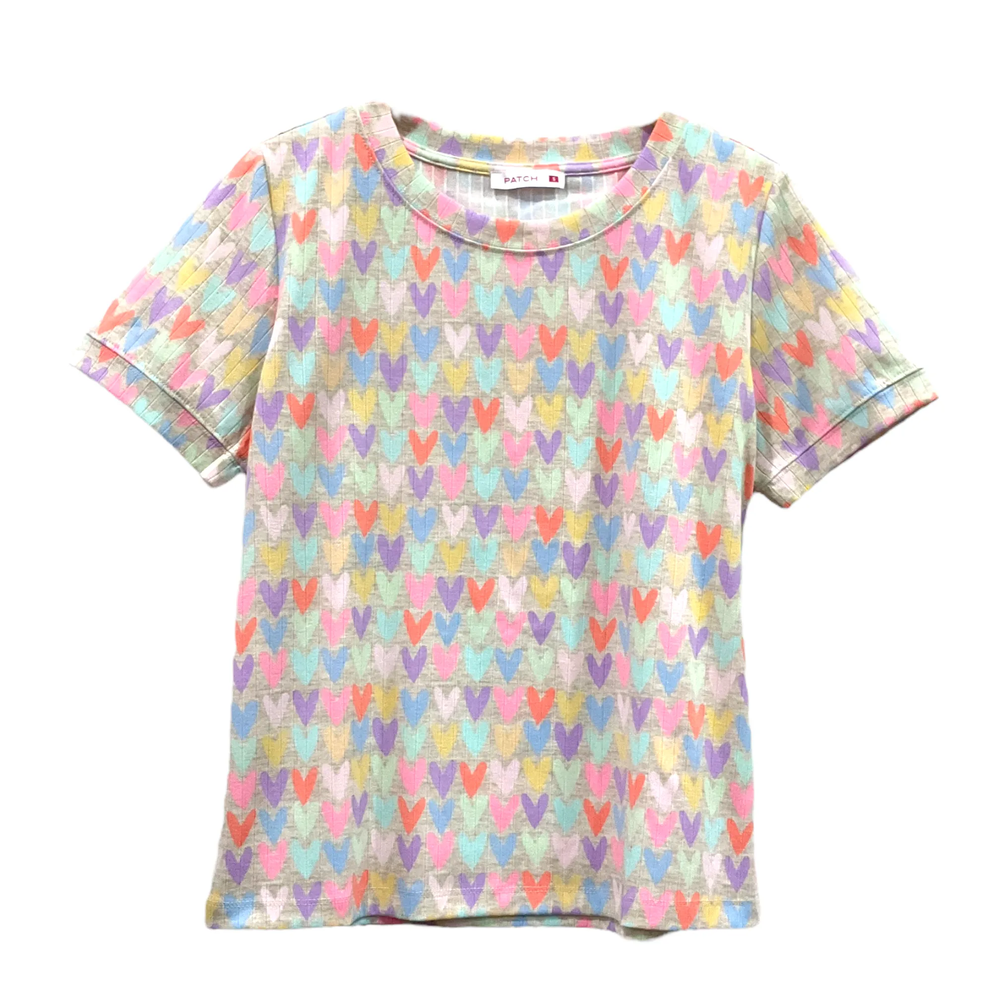 Patch Women Clothes Casual Floral Printed Short Sleeve T-Shirt