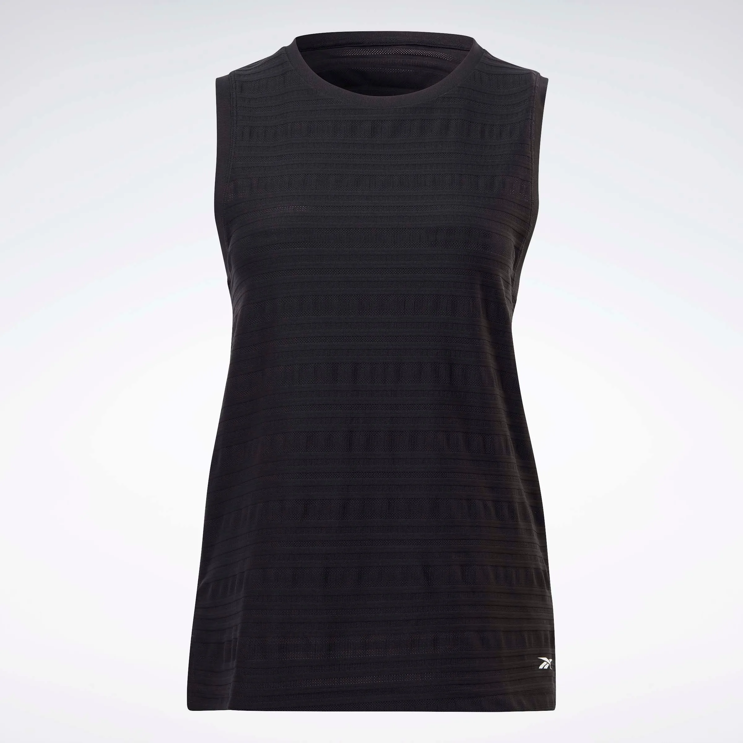 Perforated Tank Top Black