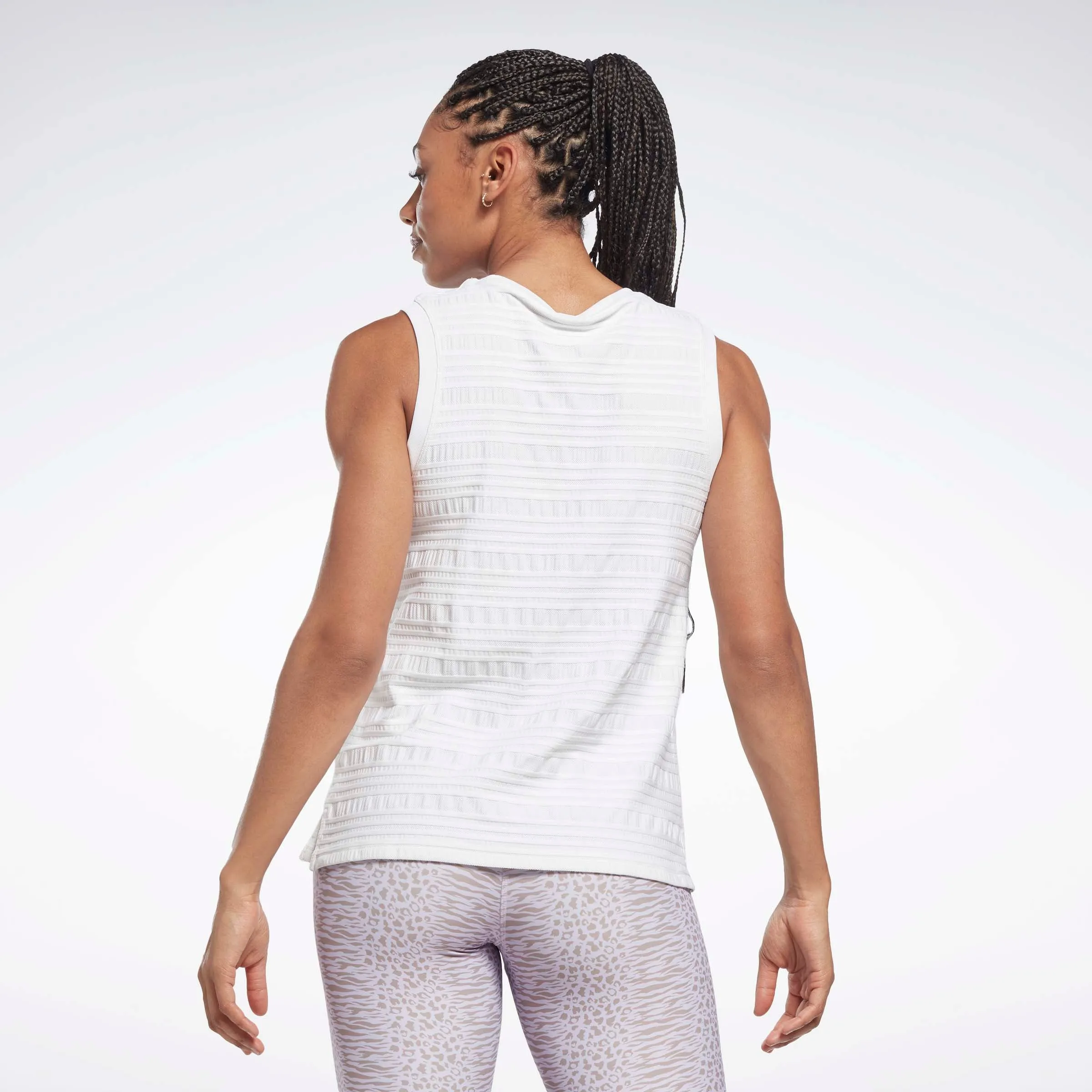 Perforated Tank Top White