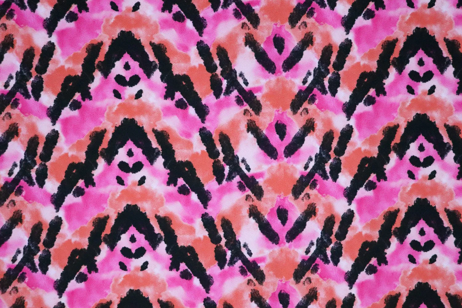 Pink Tie Dye Inkblot (13D)