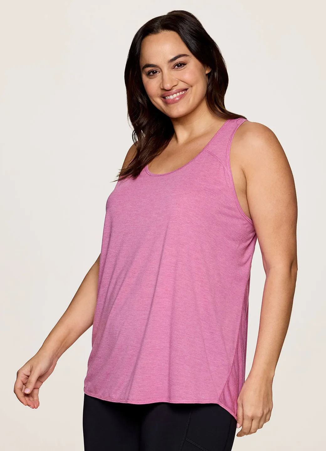 Plus Prime Relaxed Twist Back Tank Top