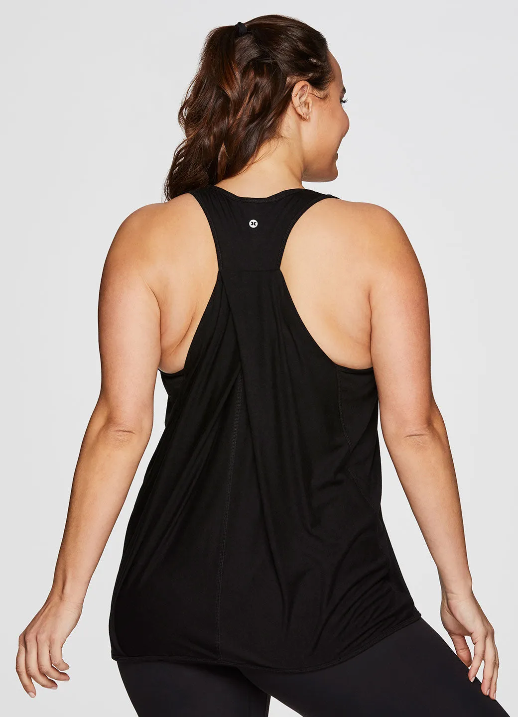 Plus Prime Relaxed Twist Back Tank Top