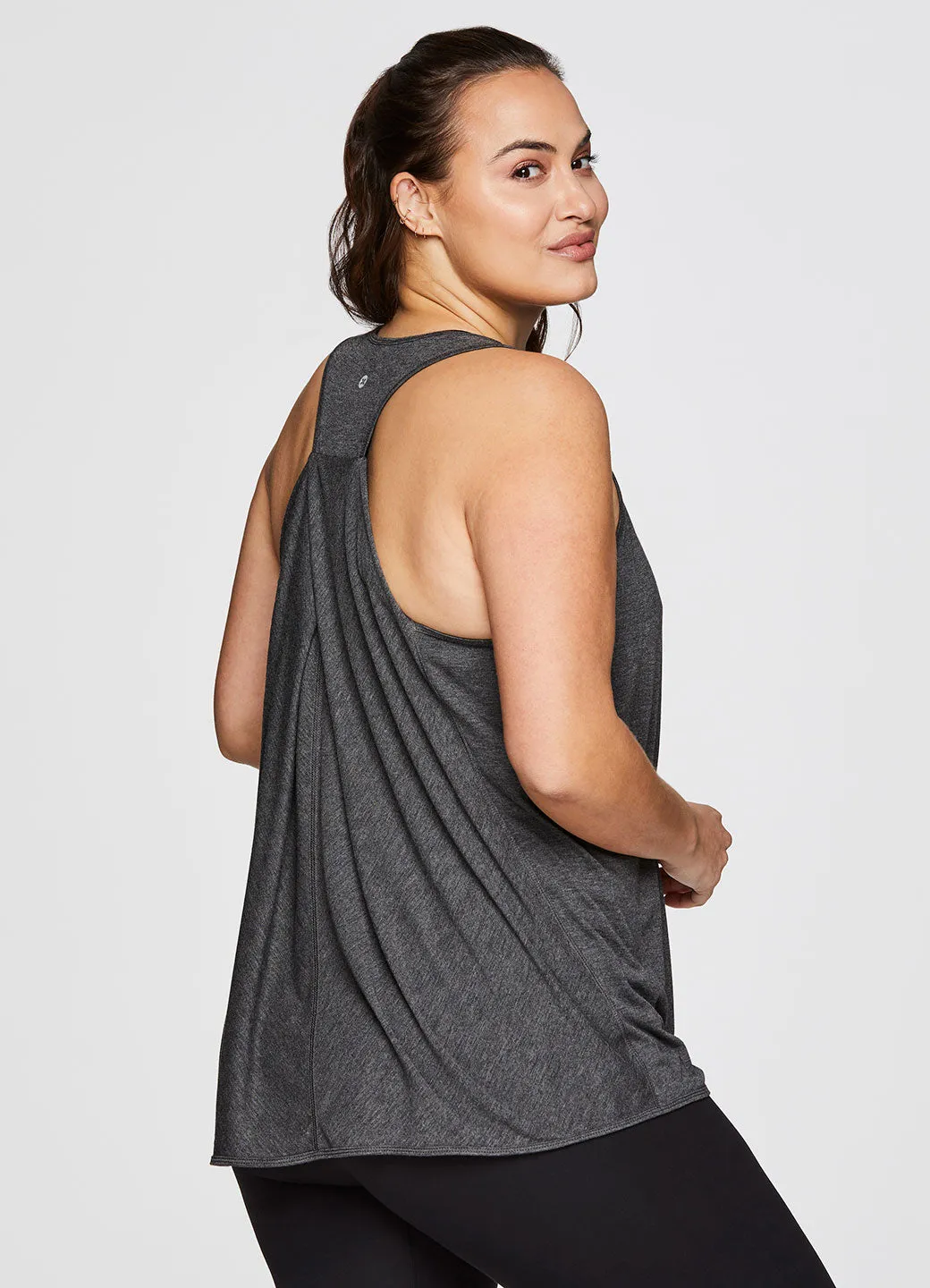 Plus Prime Relaxed Twist Back Tank Top