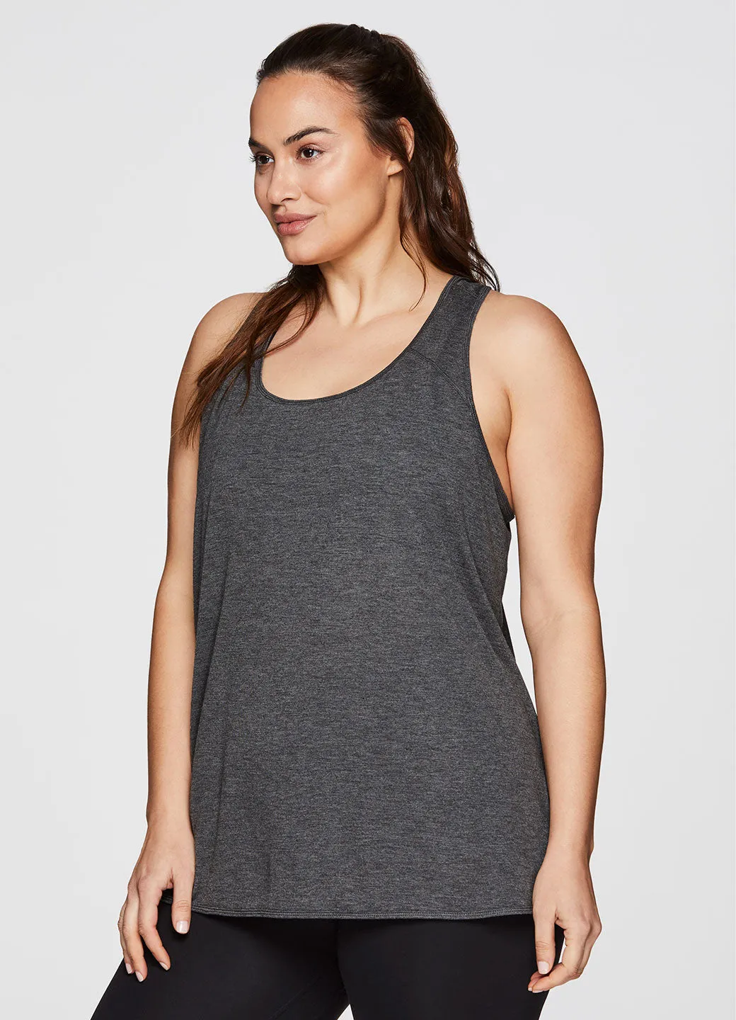 Plus Prime Relaxed Twist Back Tank Top