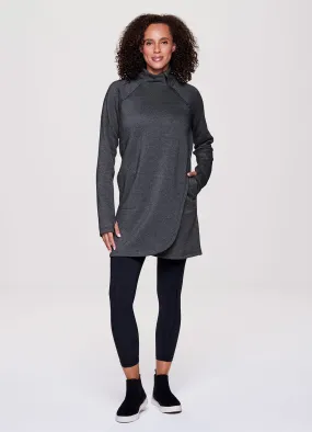 Prime Ready To Roll Fleece Mock Neck Dress