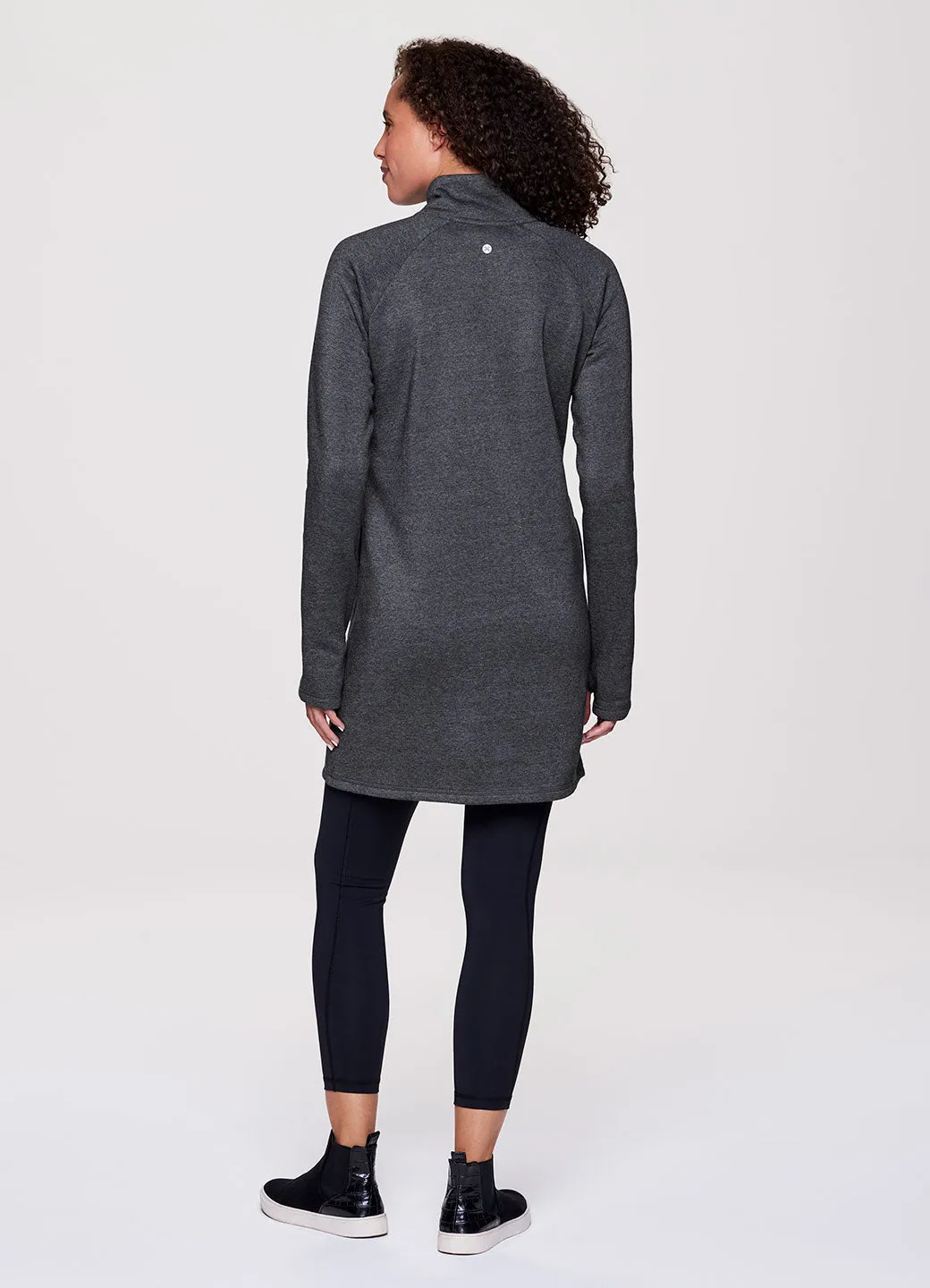 Prime Ready To Roll Fleece Mock Neck Dress