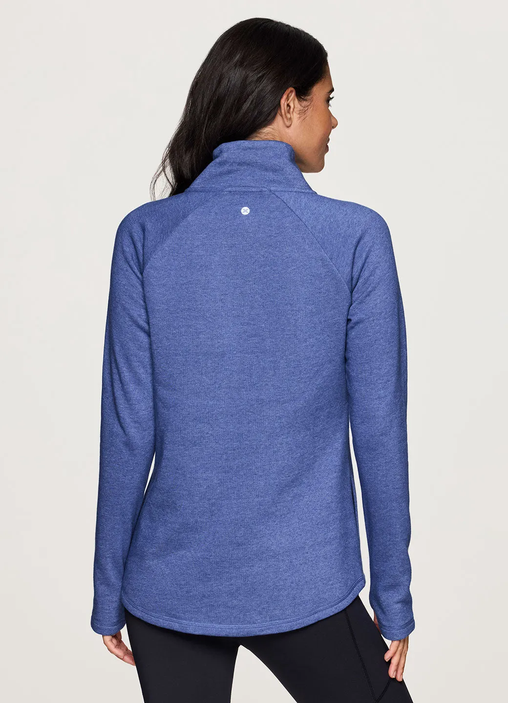 Prime Ready To Roll Fleece Zip Mock Neck Pullover