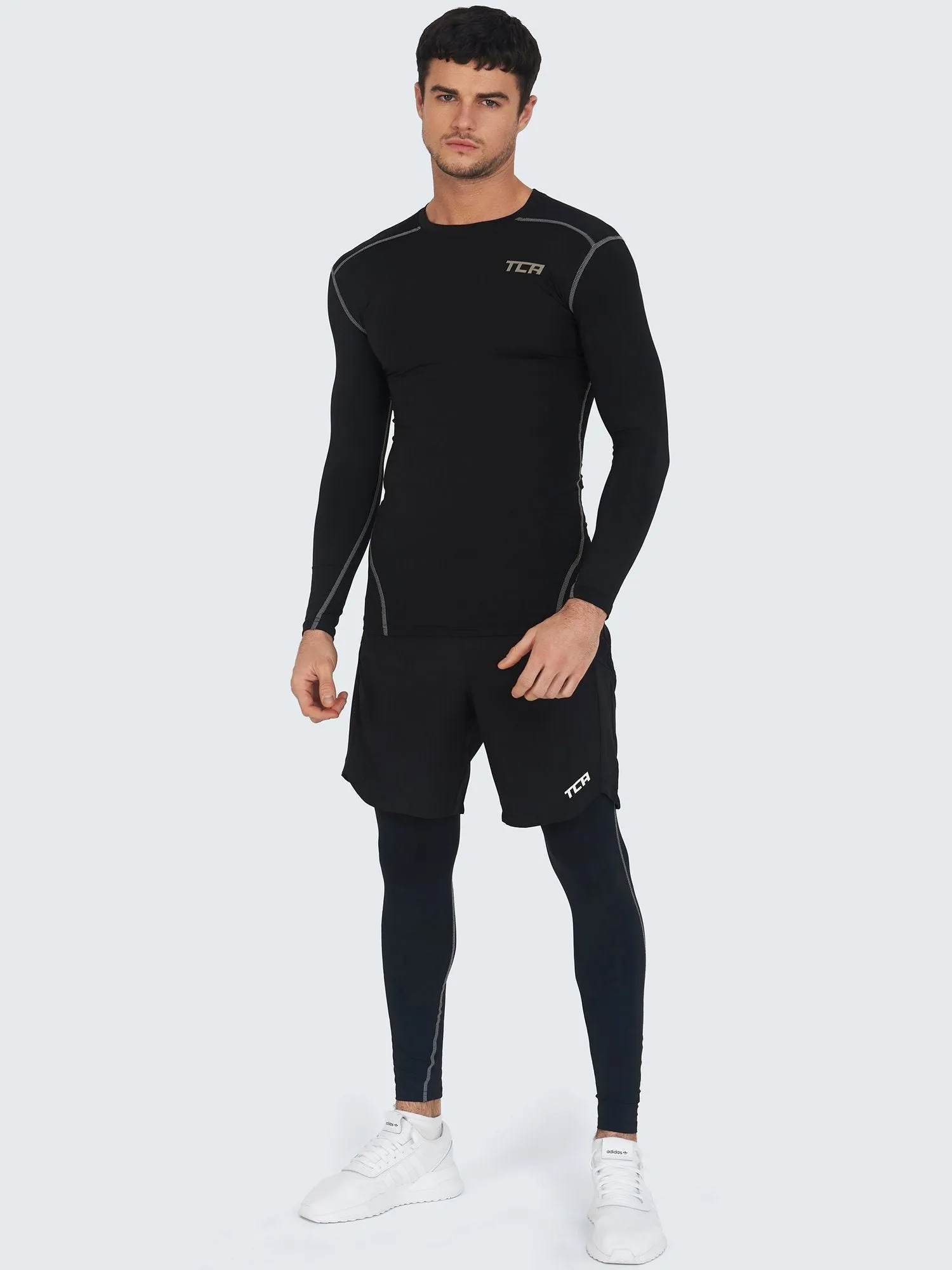 Pro Performance Compression Base Layer Long Sleeve Crew Neck For Men