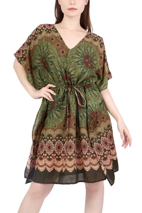 Rayon Boho Tops for Women One Size - Kimono - Green