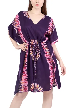 Rayon Boho Tops for Women One Size - Kimono - Purple