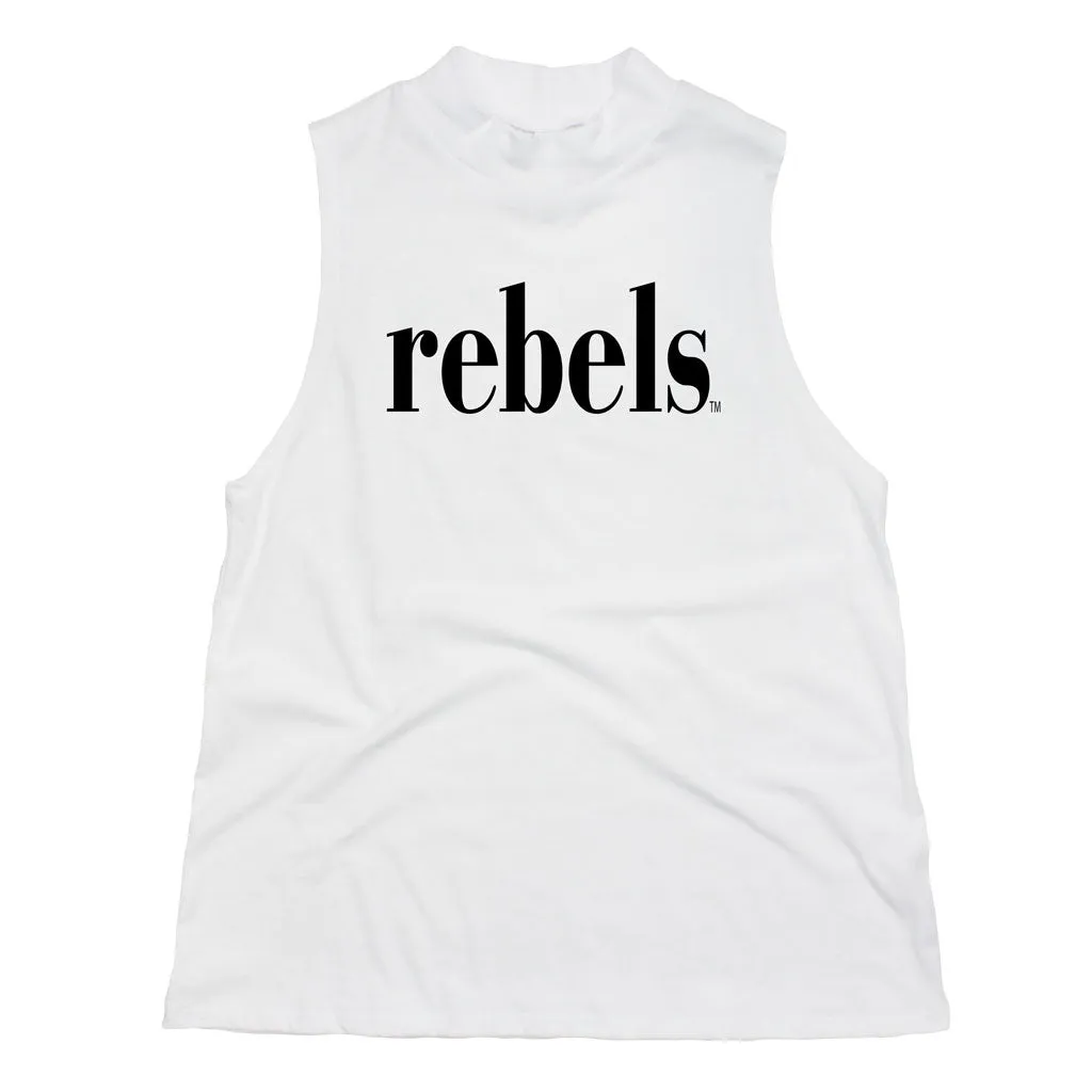 Rebels Sideline Mock Neck Tank