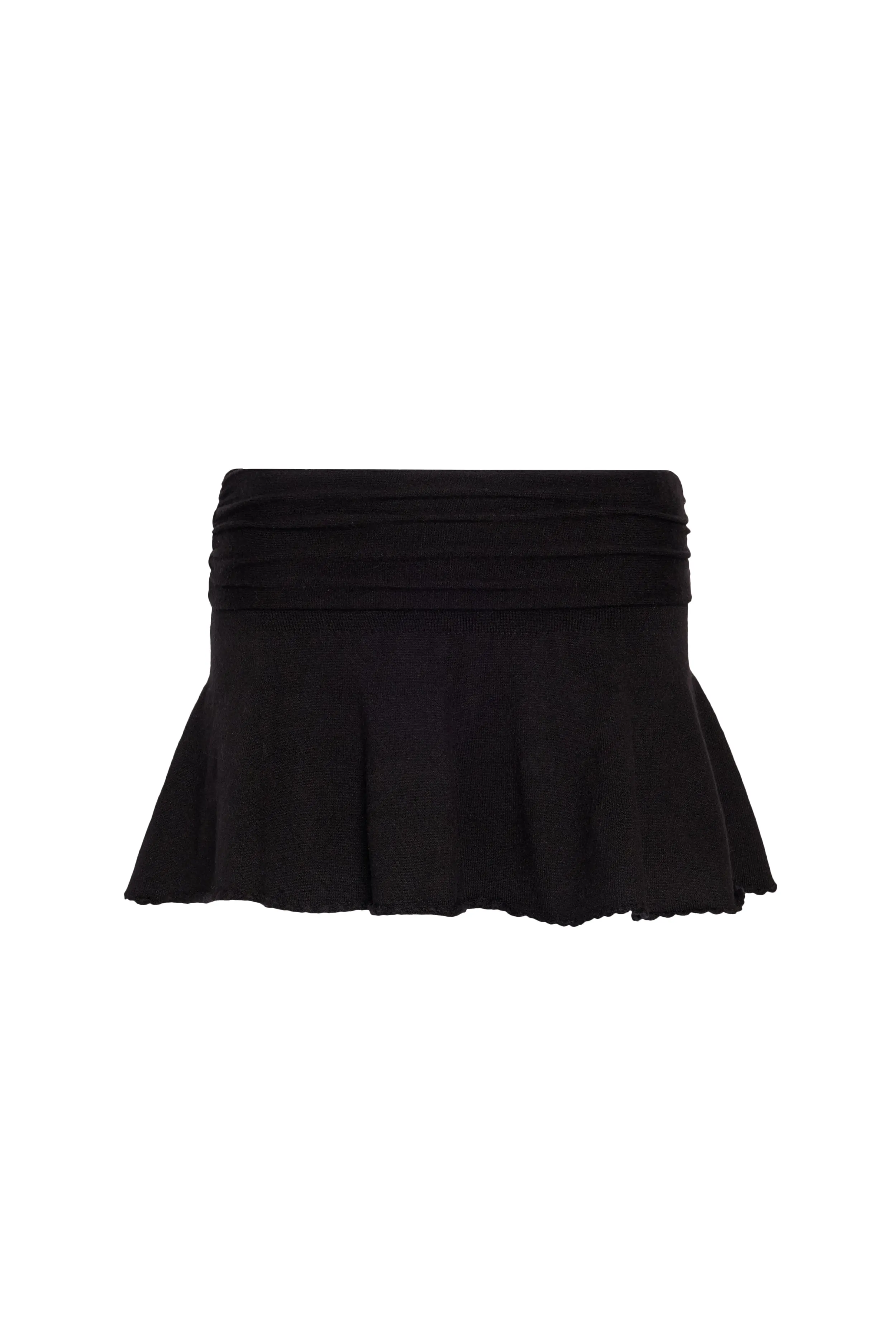 Ruched Heart Scallop Skirt