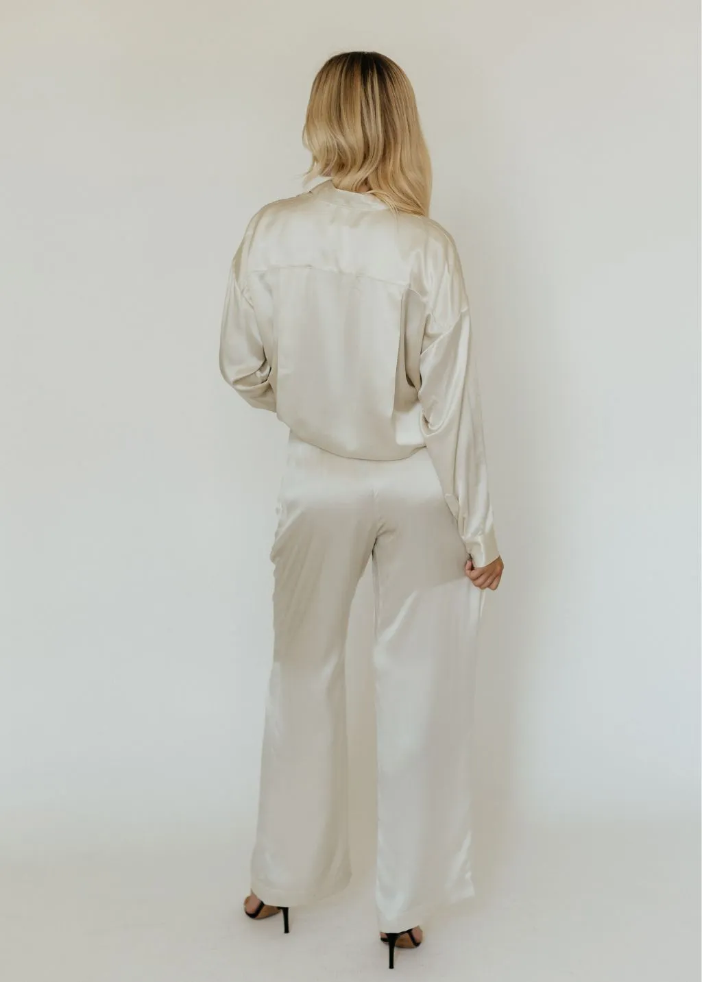 Sablyn Pleated Emerson Silk Pants