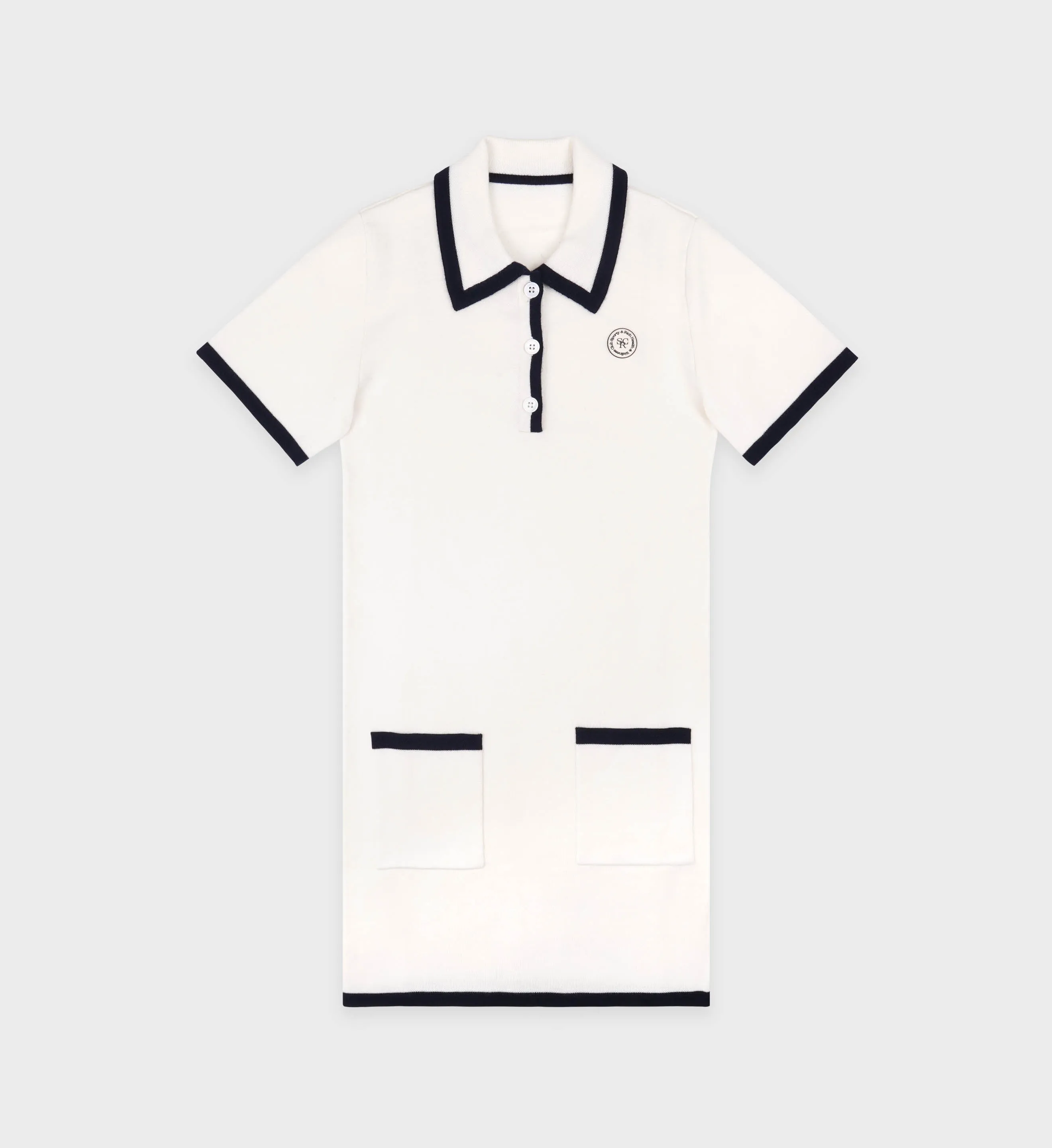 SRHWC Hilary Dress - Off White/Navy