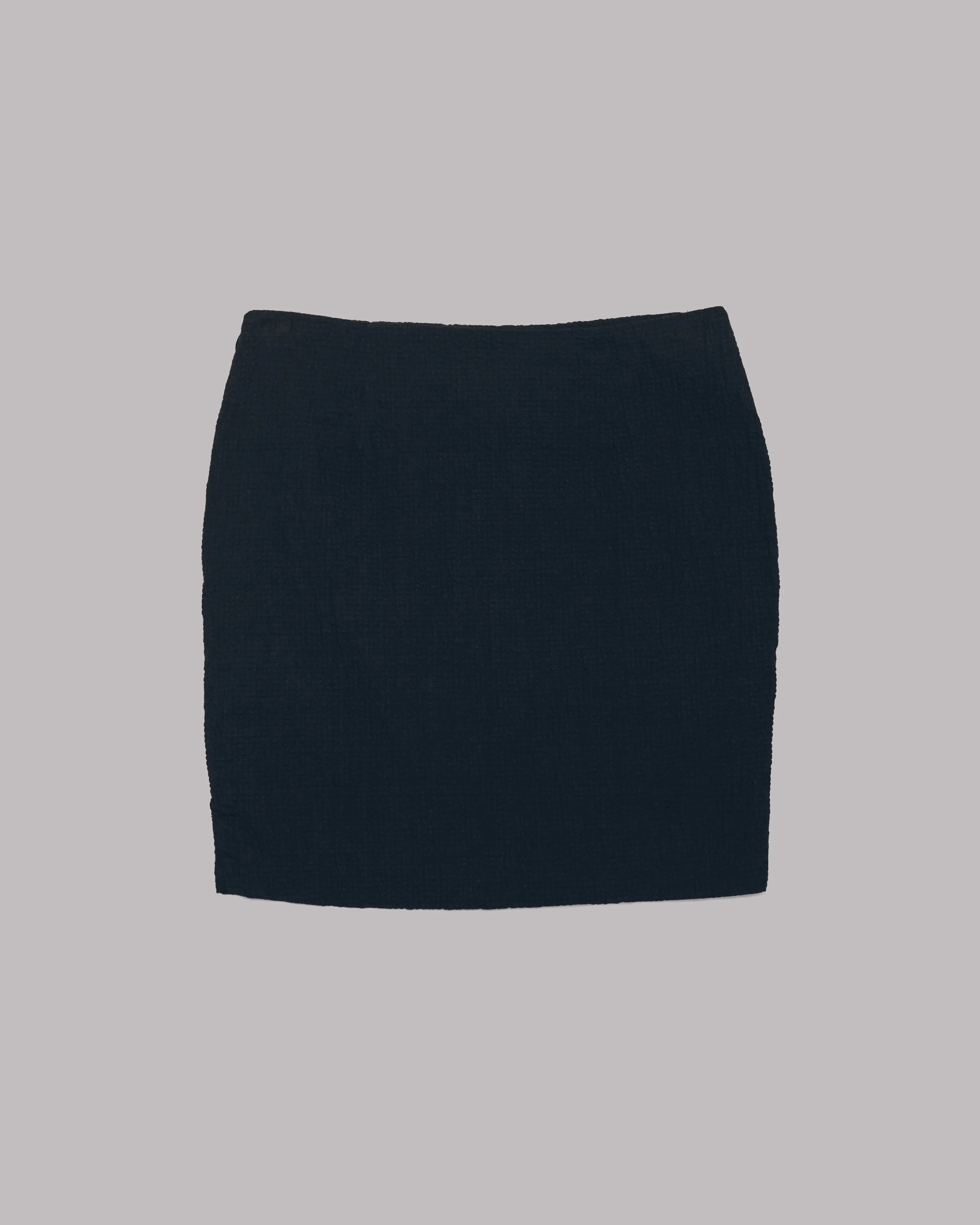 The Black Draped Skirt