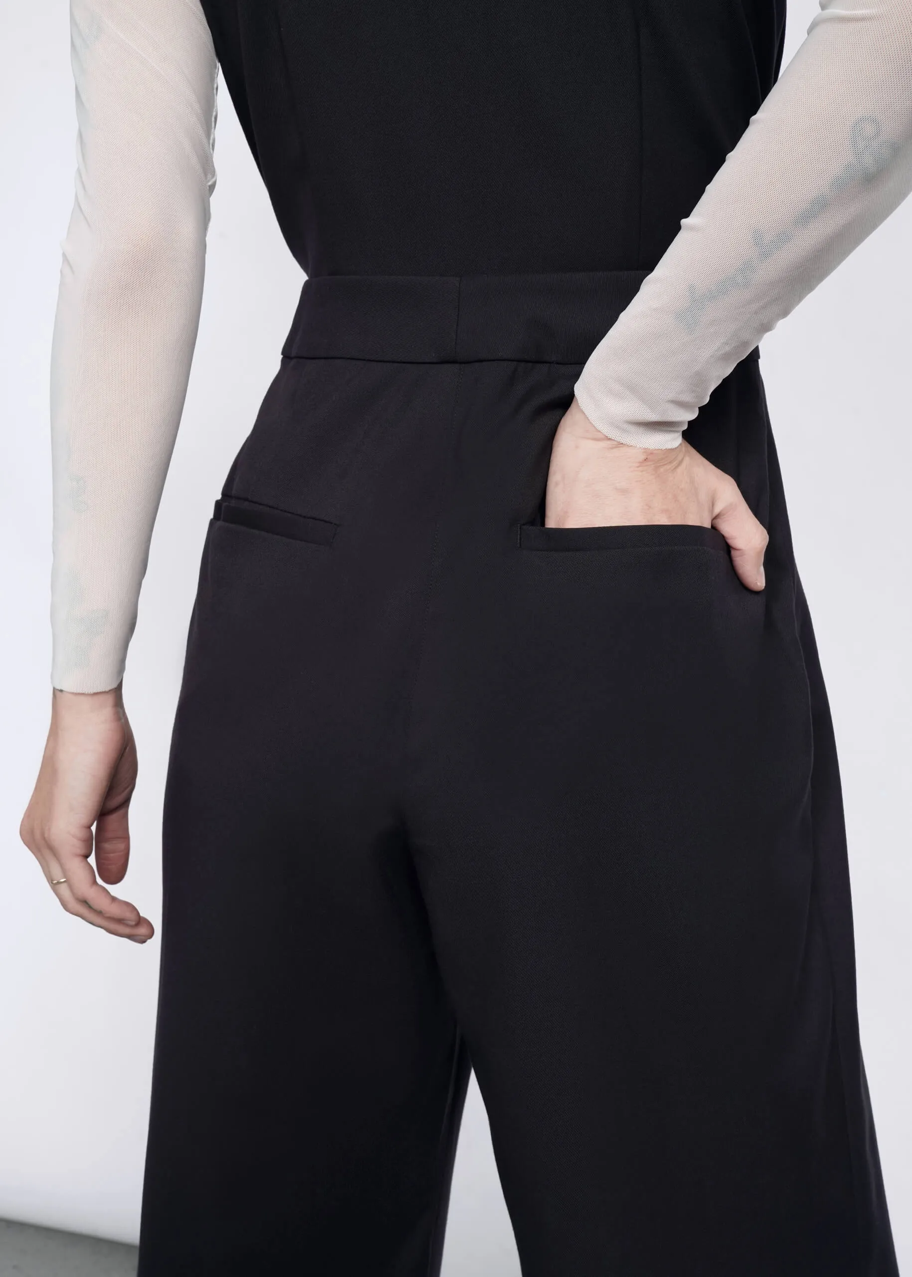 The Empower High Waisted V-Neck Jumpsuit