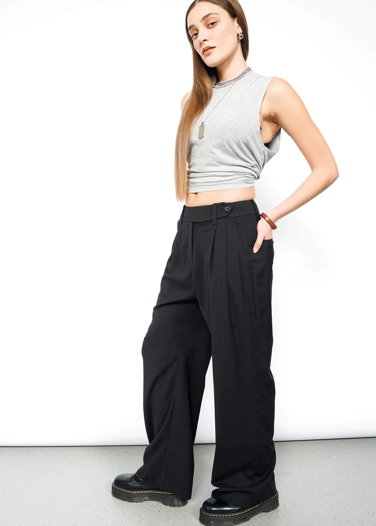 The Empower Wide Leg Trouser