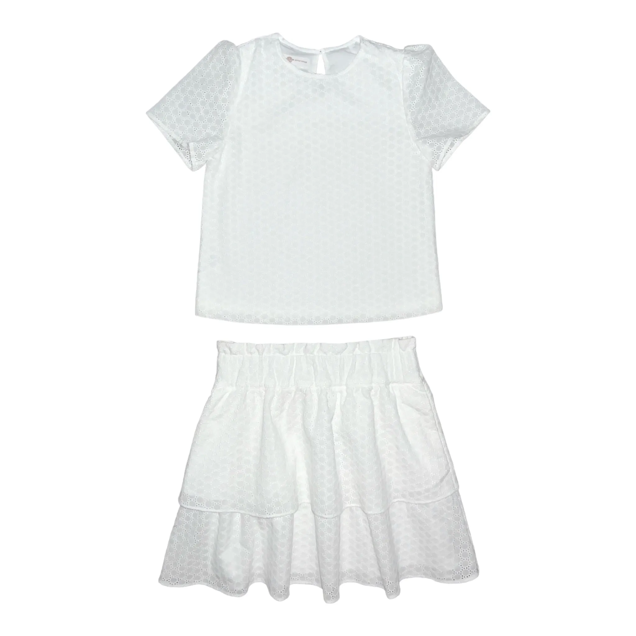 Tillie Top- Sugar Cane Eyelet