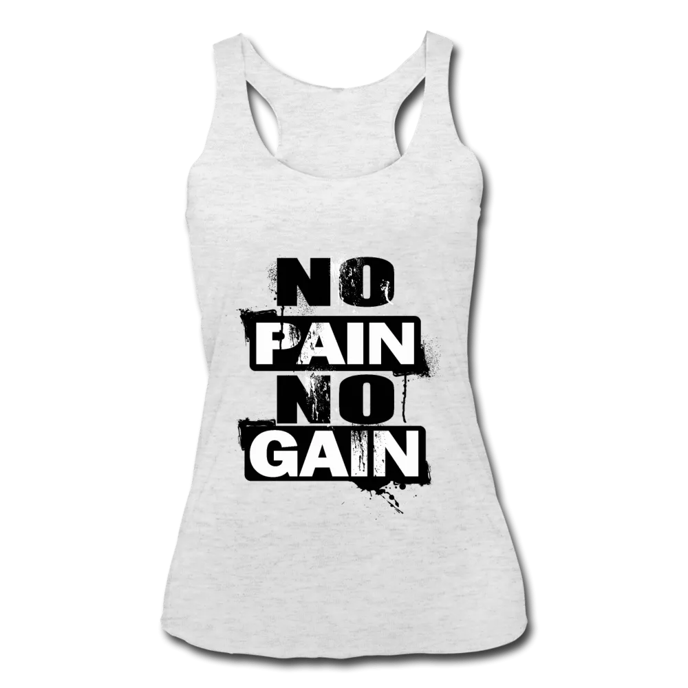 Women’s No Pain No Gain Racerback Tank