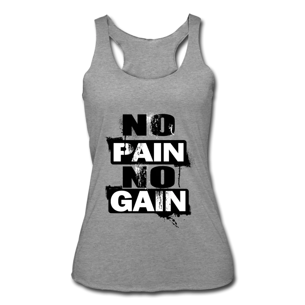 Women’s No Pain No Gain Racerback Tank