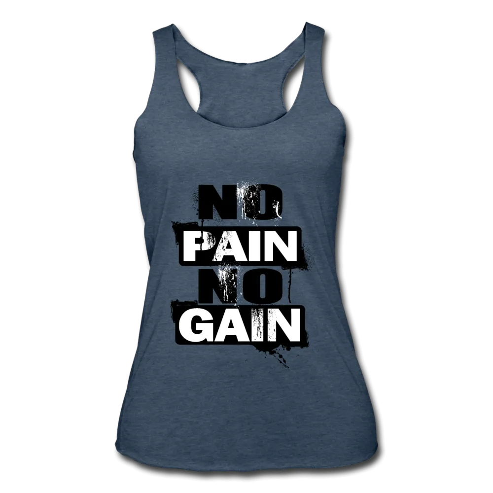 Women’s No Pain No Gain Racerback Tank