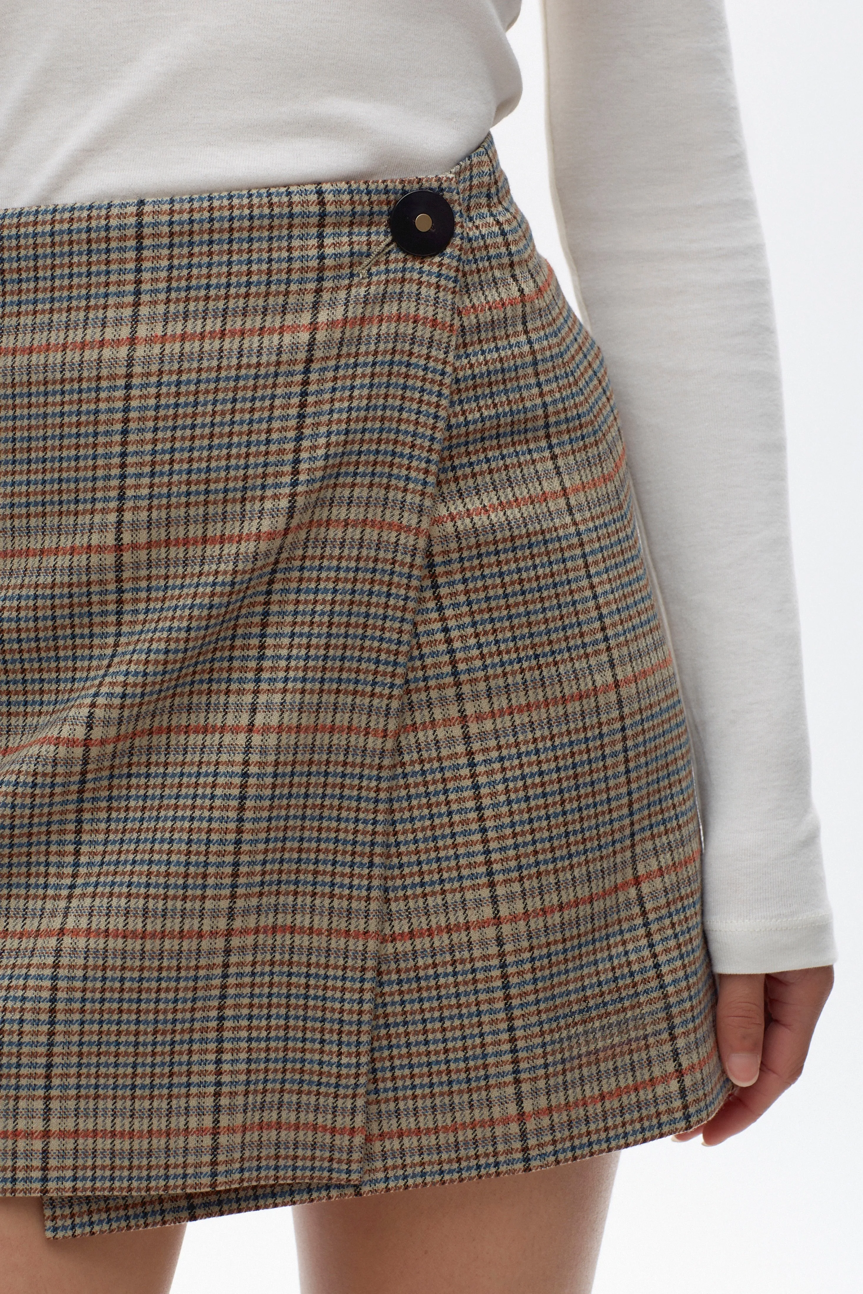 Women's Rosetta Wool Skirt in 908 Jesi